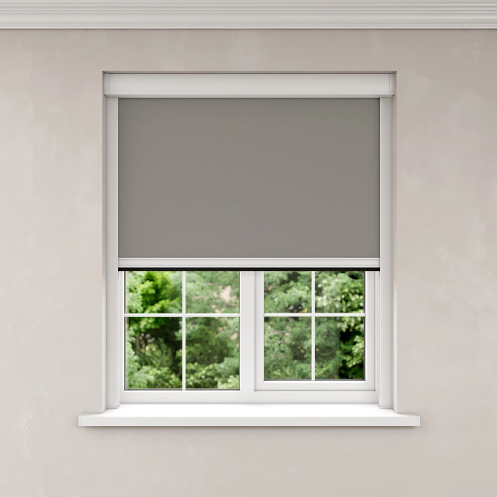 BlocOut Blackout Blind in Fog Grey