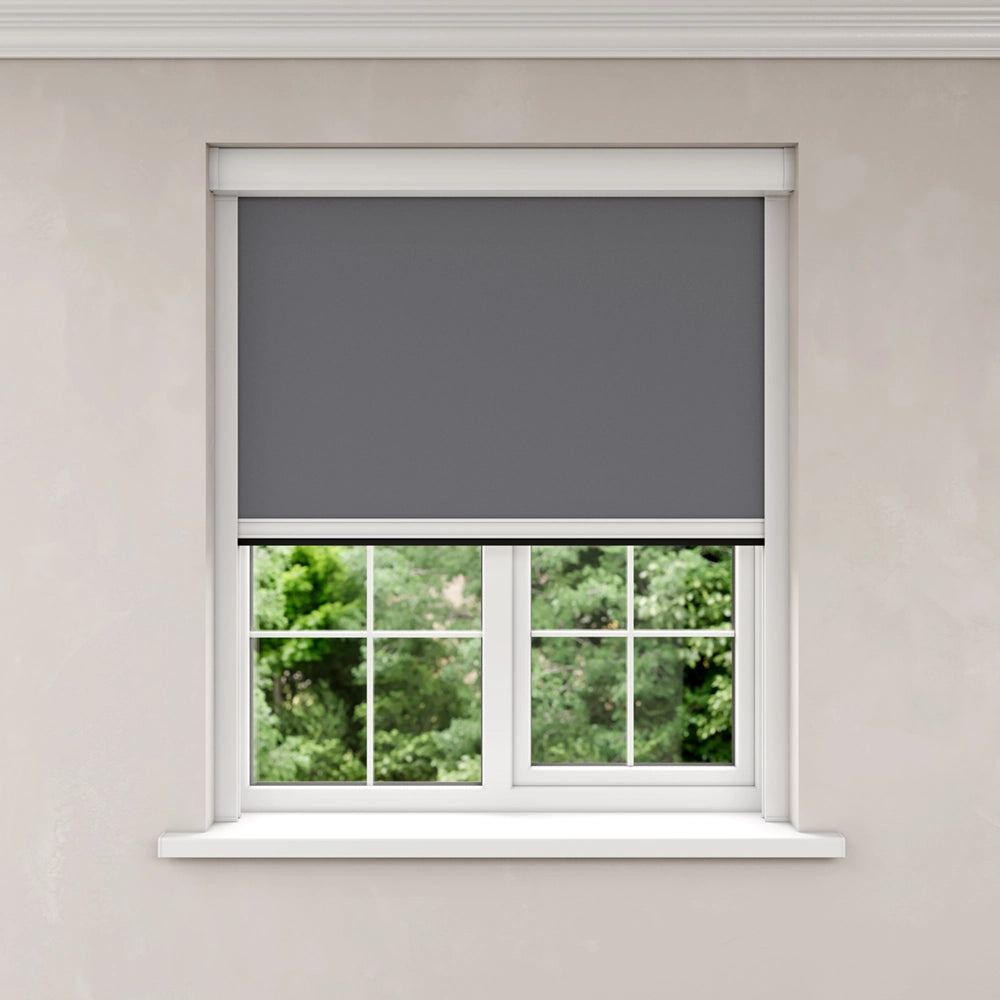 BlocOut Blackout Blind in PVC Iron