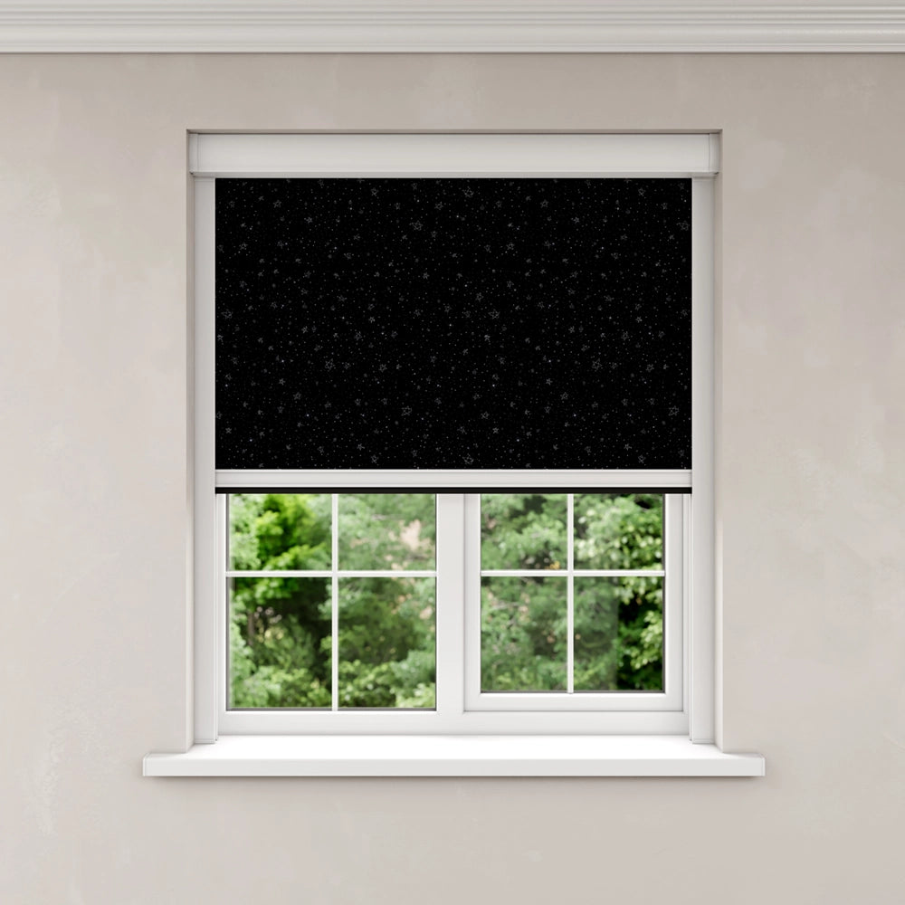 BlocOut Blackout Blind in Twinkle Star Navy