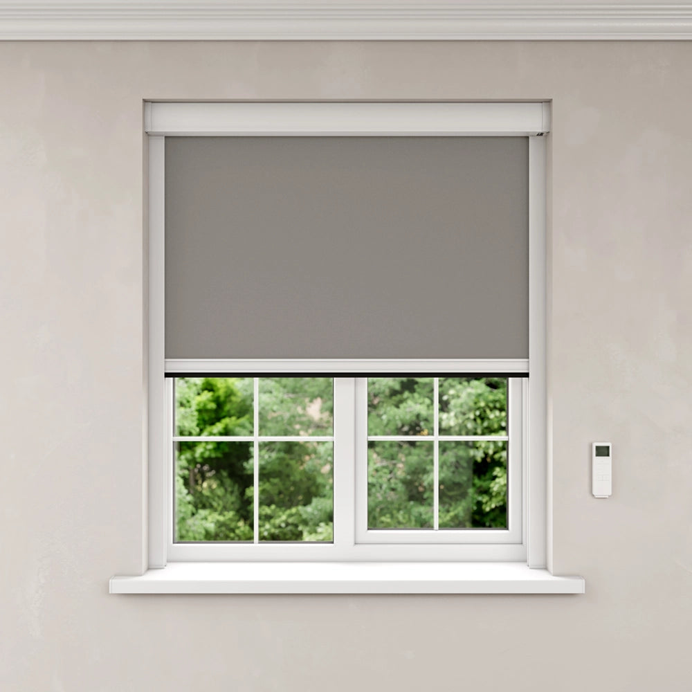 BlocOut Blackout Blind in Fog Grey