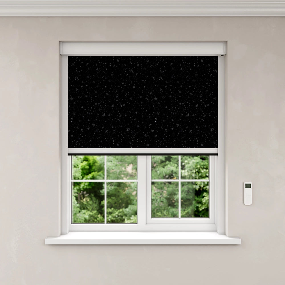 BlocOut Blackout Blind in Twinkle Star Navy