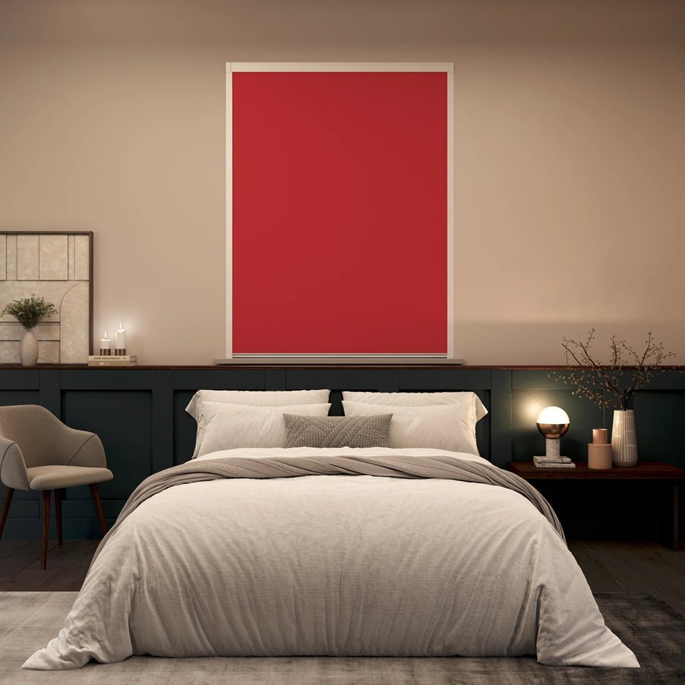 BlocOut Blackout Blind in Classic Red