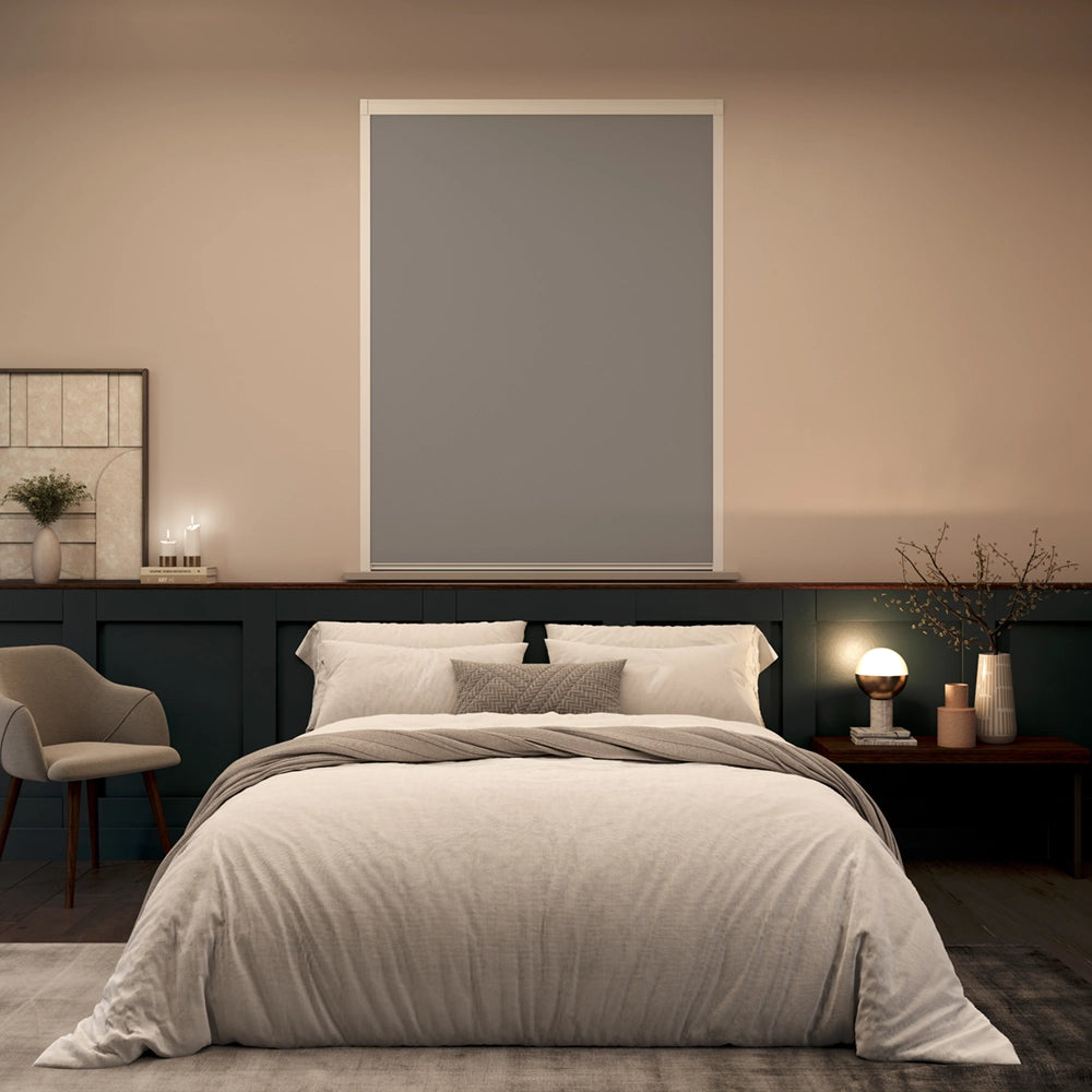 BlocOut Blackout Blind in PVC Iron