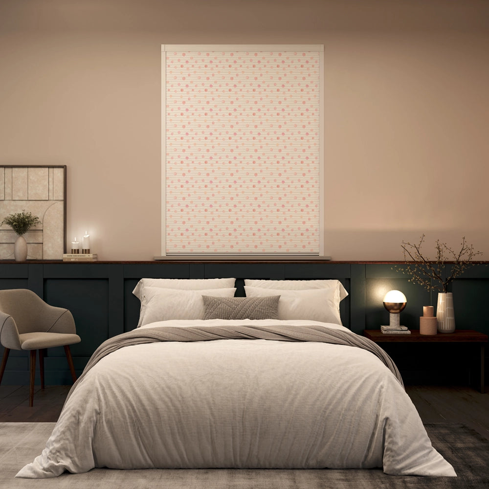 BlocOut Blackout Blind in Watercolour Dots