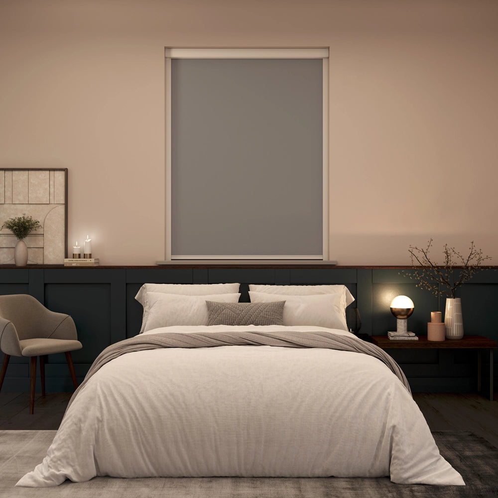 BlocOut Blackout Blind in PVC Iron