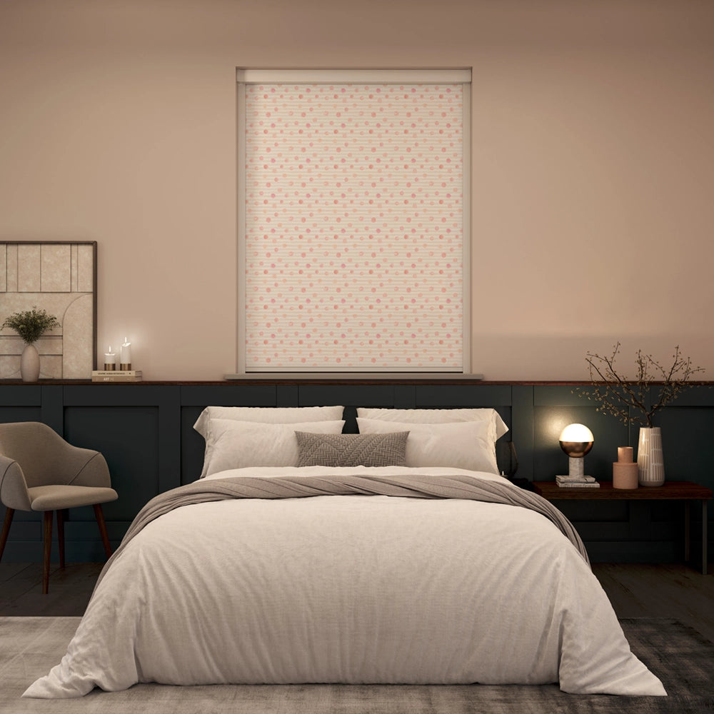 BlocOut Blackout Blind in Watercolour Dots