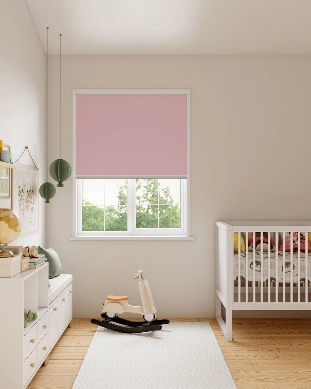 BlocOut Blackout Blind in Bramble Flower