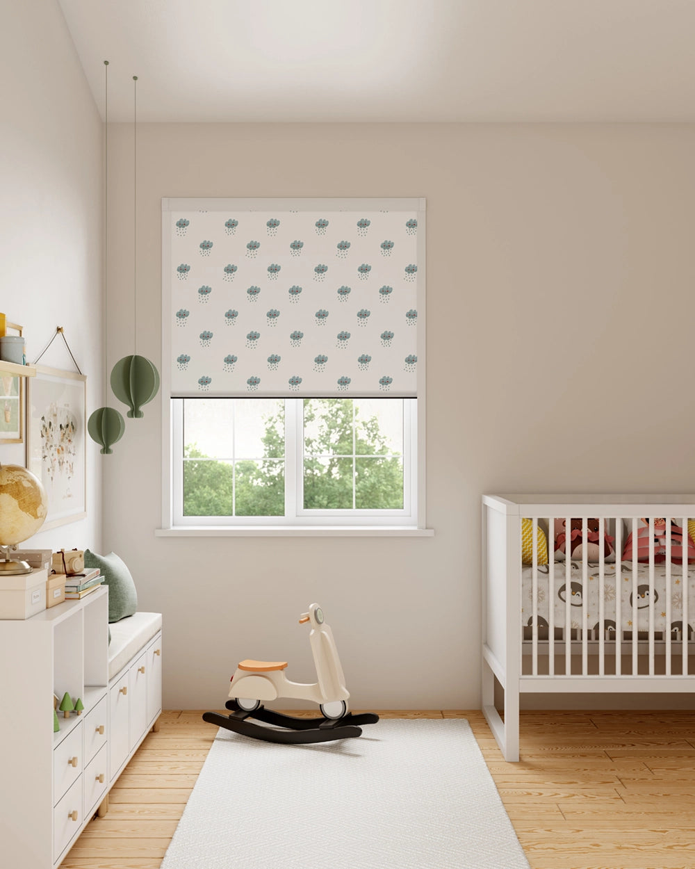 BlocOut Blackout Blind in Rainy Cloud Grey