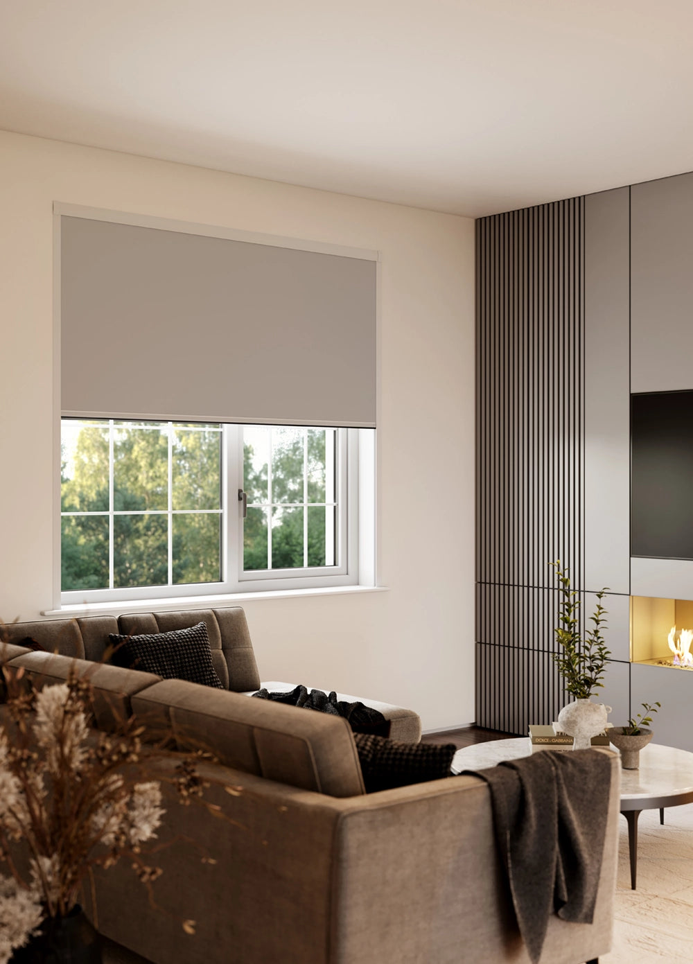 BlocOut Blackout Blind in Metallic Pale Gold