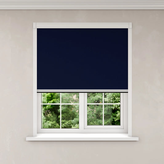 BlocOut Blackout Blind in Midnight Blue