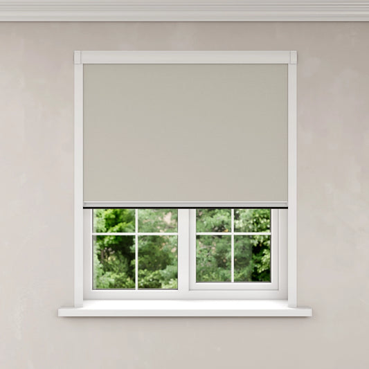 BlocOut Blackout Blind in PVC Beige