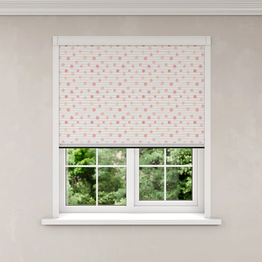 BlocOut Blackout Blind in Watercolour Dots