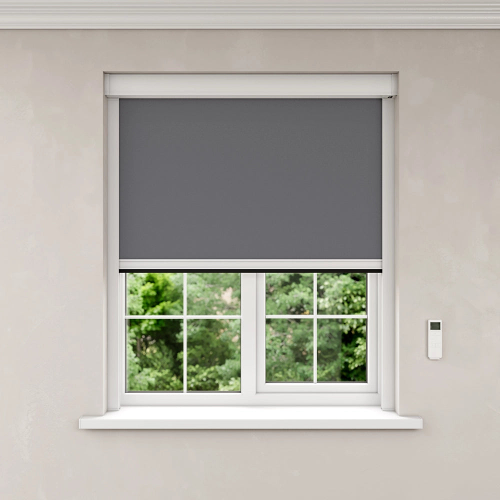 BlocOut Blackout Blind in PVC Iron