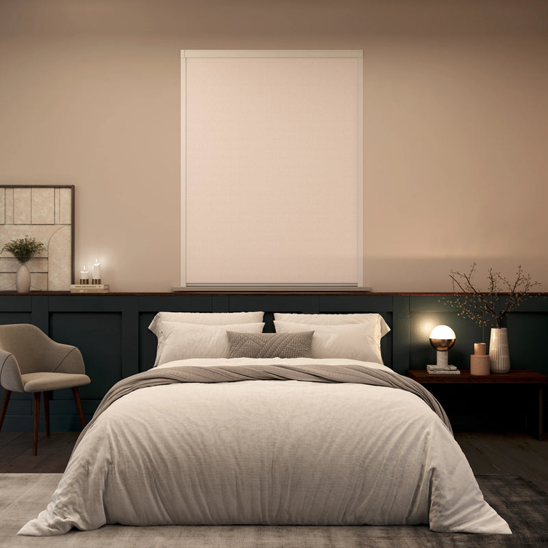 BlocOut Blackout Blind in Scattered Spots Pink