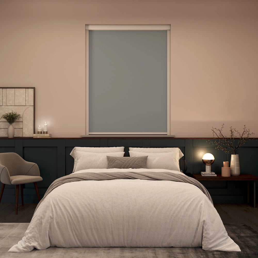 BlocOut Blackout Blind in Blue Stone