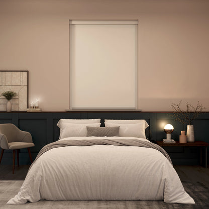 BlocOut Blackout Blind in Blossom White
