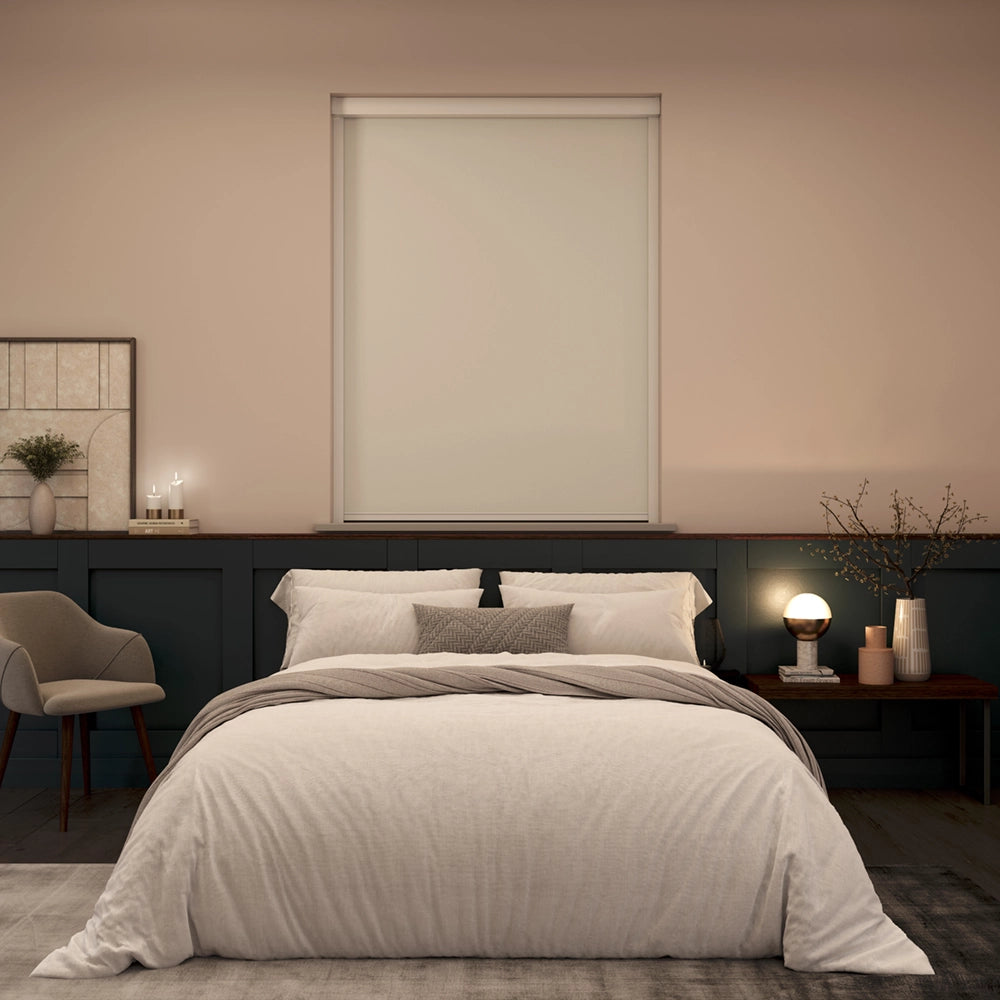 BlocOut Blackout Blind in PVC Beige