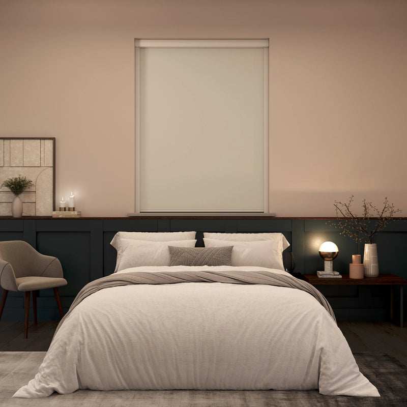 BlocOut Blackout Blind in PVC Beige