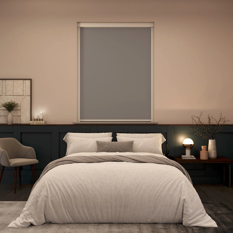 BlocOut Blackout Blind in PVC Iron