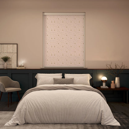 BlocOut Blackout Blind in Crafty Stars Pink