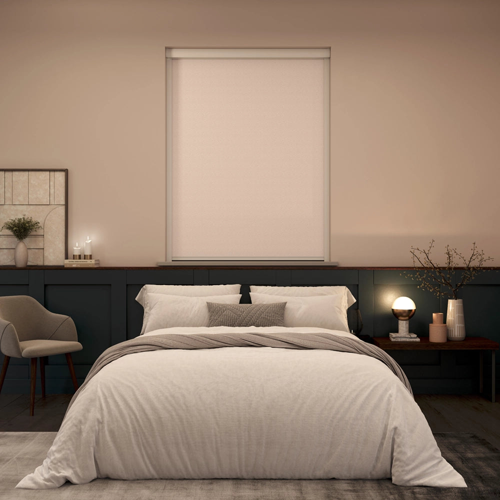 BlocOut Blackout Blind in Scattered Spots Pink