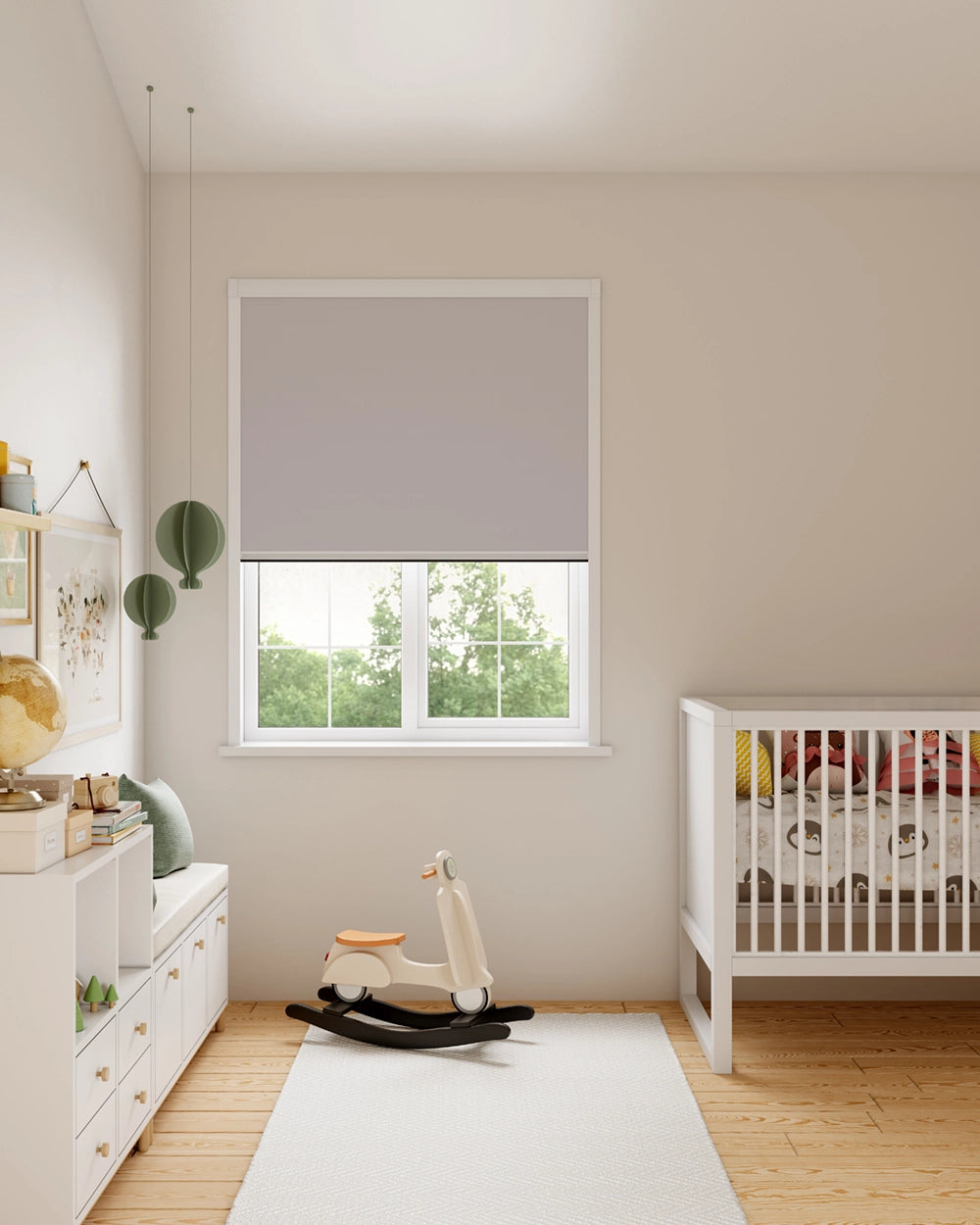 BlocOut Blackout Blind in Misty Flower