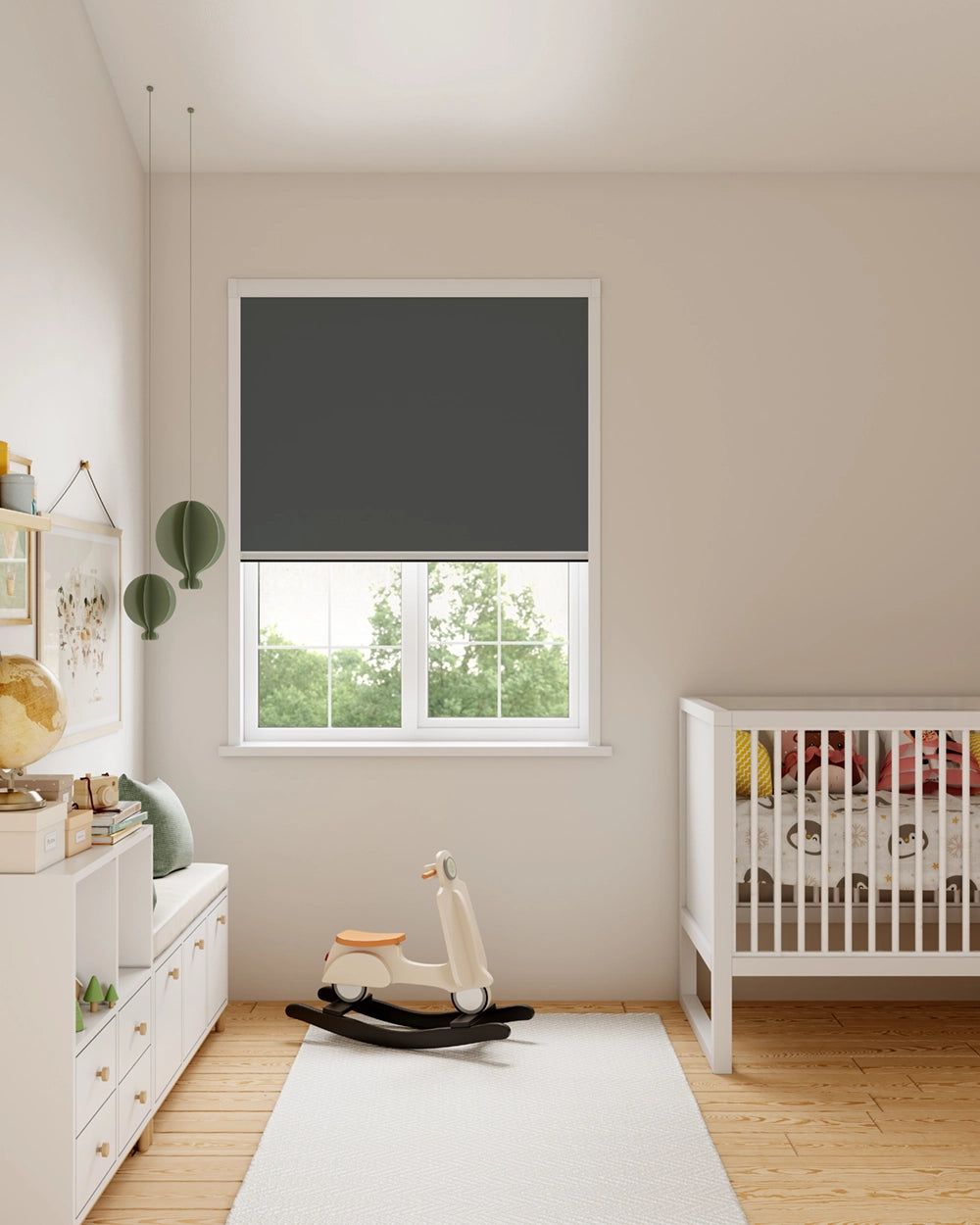 BlocOut Blackout Blind in Deep Grey