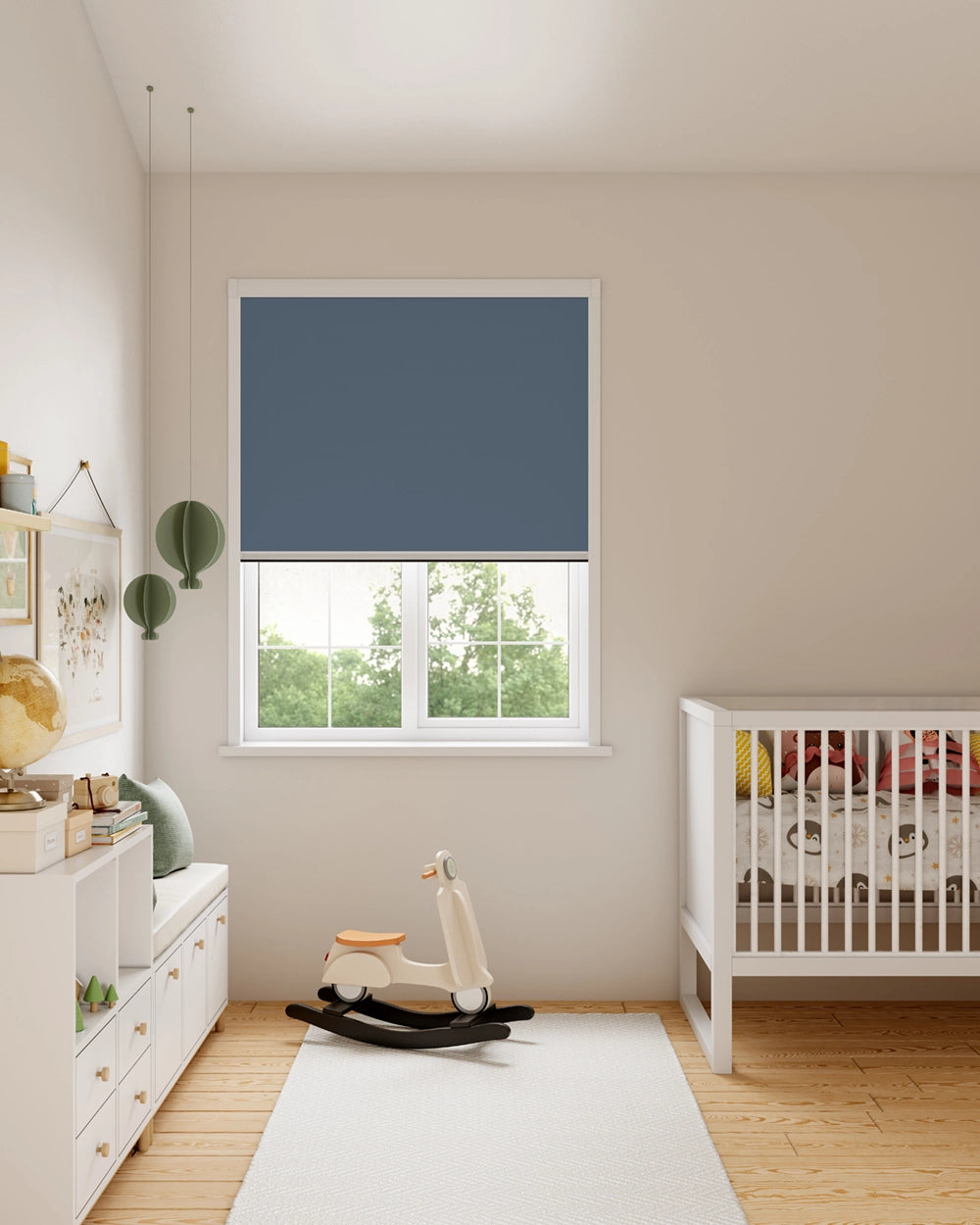 BlocOut Blackout Blind in Soft Sky