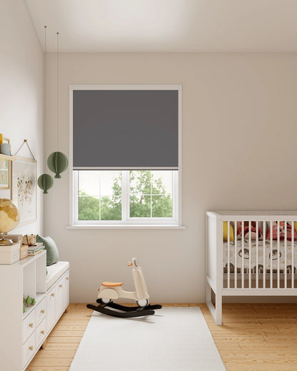 BlocOut Blackout Blind in PVC Iron