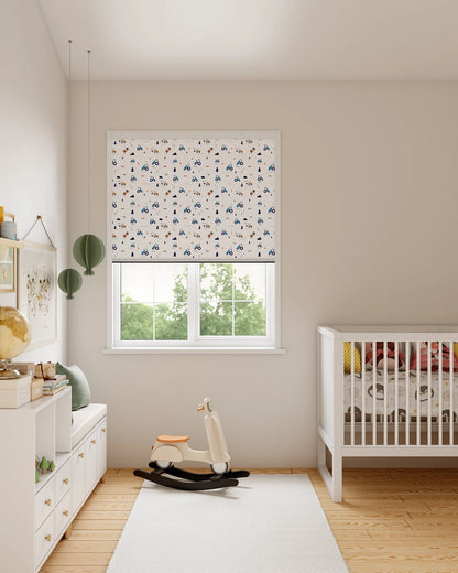 BlocOut Blackout Blind in Blue Tractor