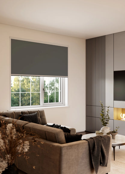 BlocOut Blackout Blind in Deep Grey