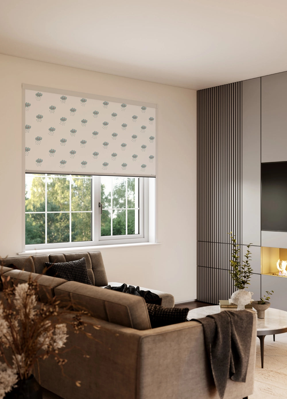 BlocOut Blackout Blind in Rainy Cloud Grey