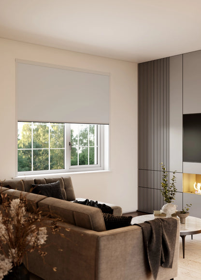 BlocOut Blackout Blind in PVC White