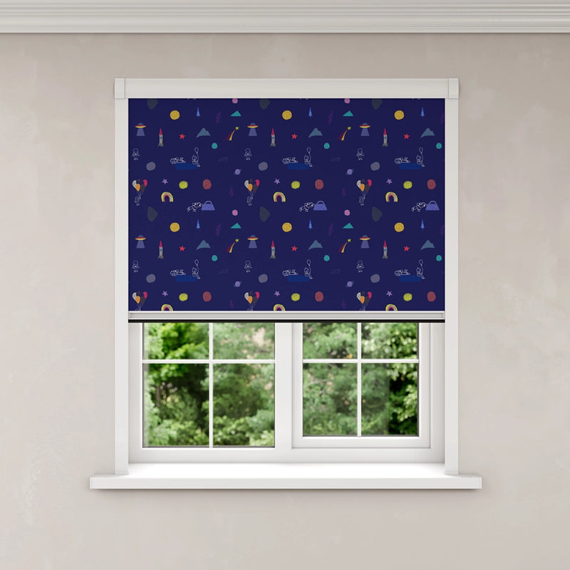 Happy Astronaut Fabric